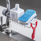 Water pipe clamping shelf basket Organizer Kitchen or Bathroom