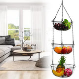3-Tiers Hanging Fruit Basket