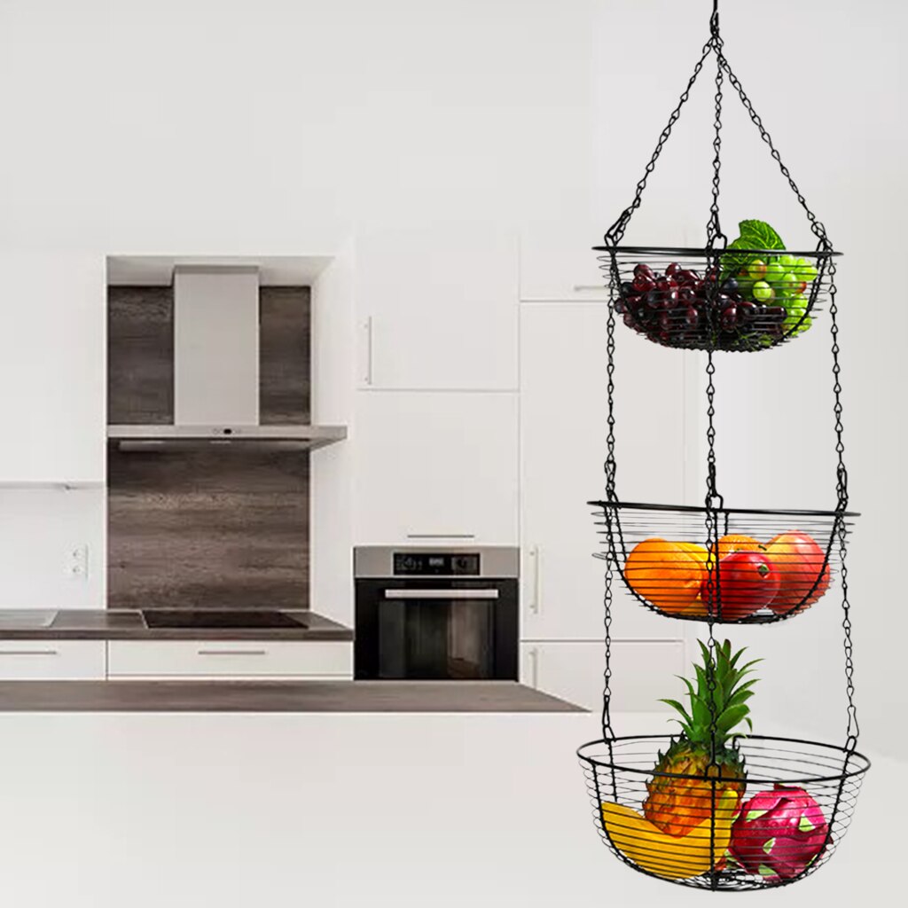 3-Tiers Hanging Fruit Basket